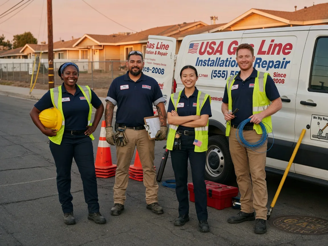 Gas Line Installation company in Milmay, NJ